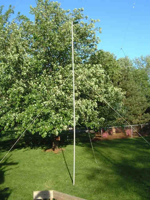 Portable PVC Conduit Antenna Mast by Imarunner 2